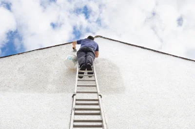 Peinture extérieure à Lacajunte — façades et ravalement